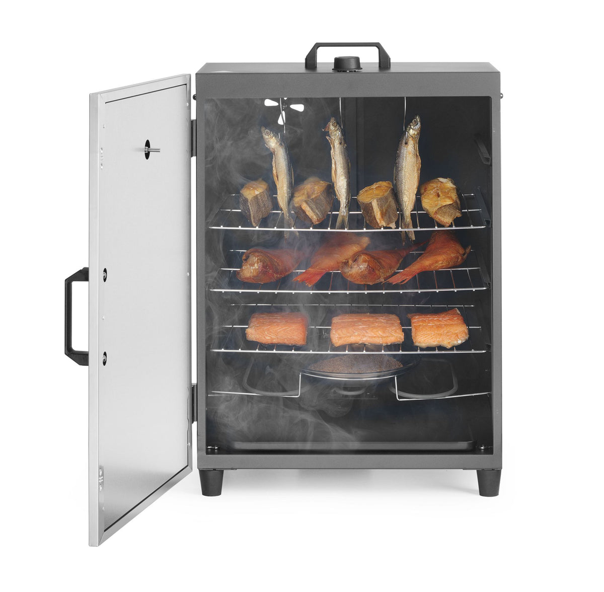 ARMADIO AFFUMICATORE ELETTRICO, HENDI, 230V/1600W, 540X380X(H)725MM - 238486