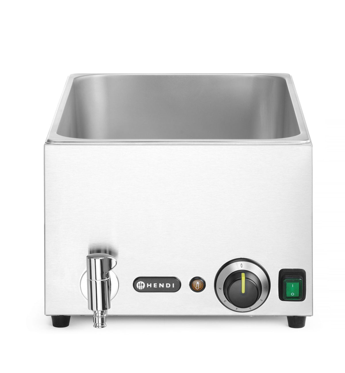 RANGER BAGNO-MARIA CON RUBINETTO DI SCARICO., HENDI, GN 1/1, 230V/1000W, 576X334X(H)241MM - 238912
