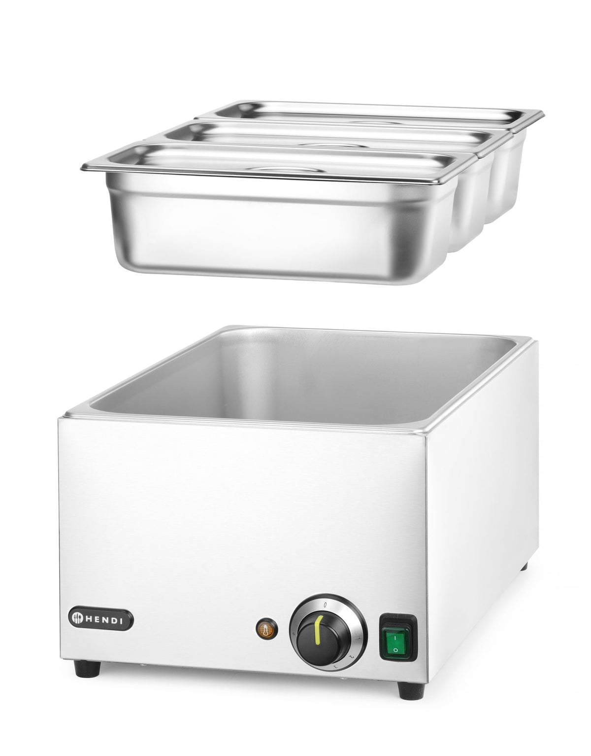 SET: BAGNO-MARIA RANGER + 3X GN 1/3 CON COPERCHIO, HENDI, GN (H)150MM, GN 1/1, 230V/1000W, 590X332X( - 238967