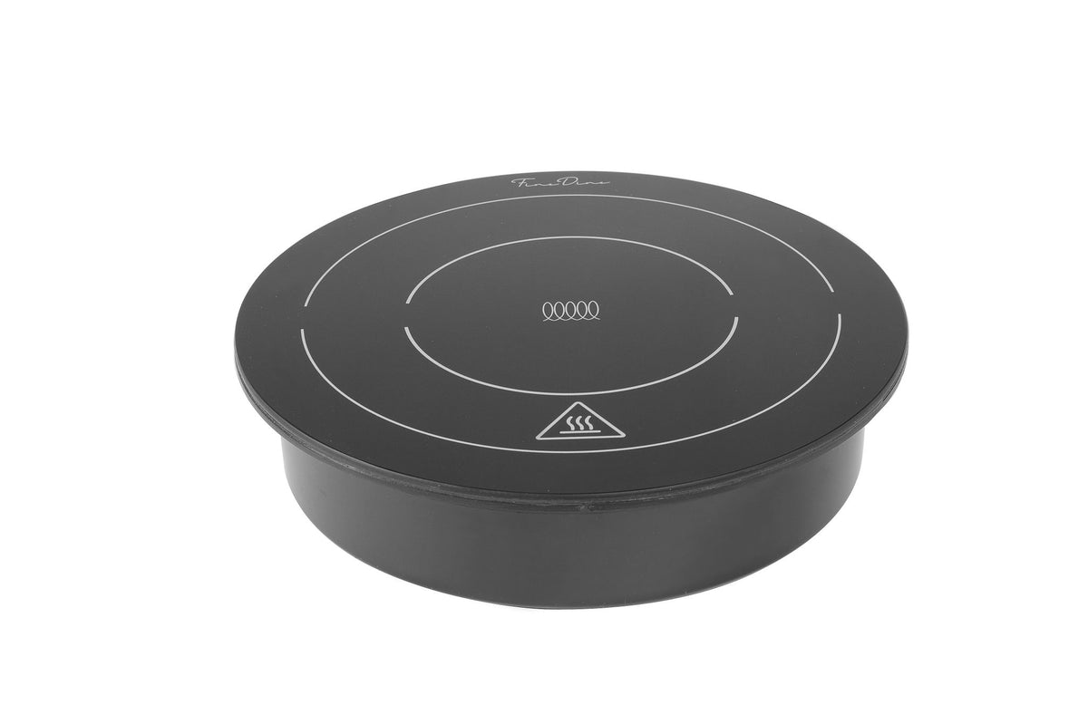 PIANO CALDO AD INDUZIONE 800W, FINE DINE, NERO, 230V/800W, Ø245X(H)80MM - 239193