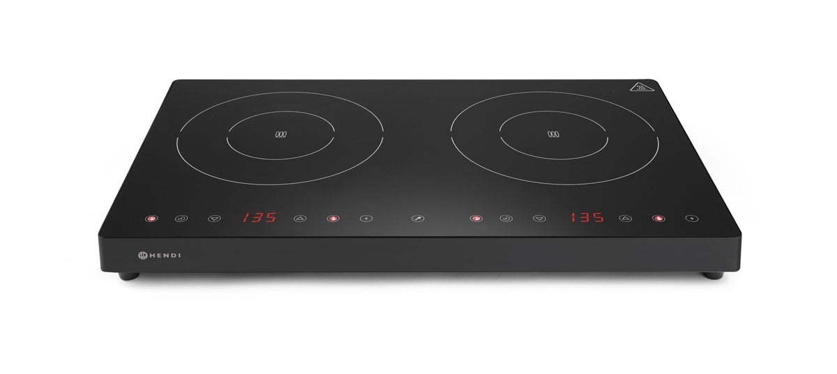 INDUZIONE DOPPIA KITCHEN LINE, HENDI, KITCHEN LINE, 230V/3500W, 608X405X(H)54MM - 239414