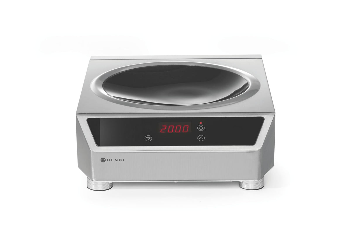 INDUZIONE WOK MODELLO 3500, HENDI, PROFI LINE, SET, 230V/3500W, 340X450X(H)295MM - 239681
