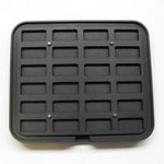 24 IMPRONTE RETTANGOLARI 70X33/67X31 H 8 MM - PIASTRA PER COOKMATIC 380X330 MM - PIASTRA-4 - PAVONI ITALIA - PIASTRE
