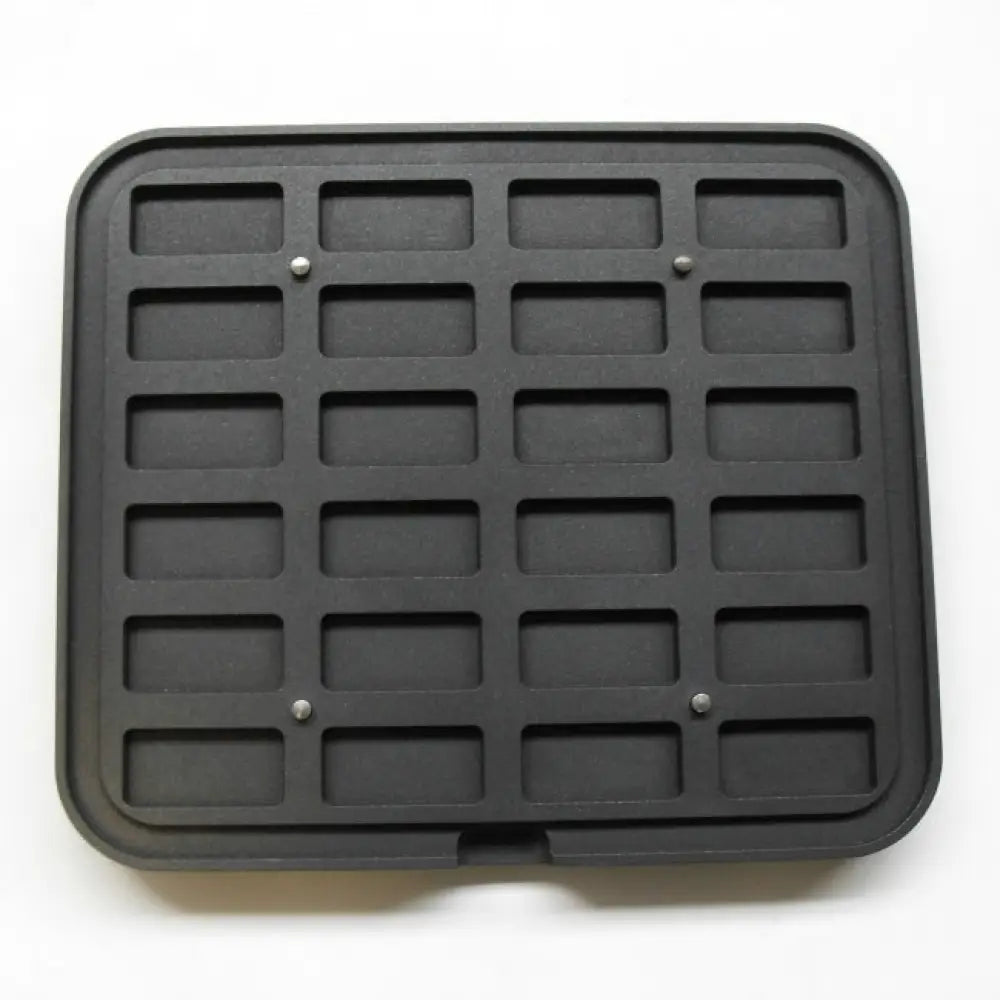 24 IMPRONTE RETTANGOLARI 70X33/67X31 H 8 MM - PIASTRA PER COOKMATIC 380X330 MM - PIASTRA-4 - PAVONI ITALIA - PIASTRE