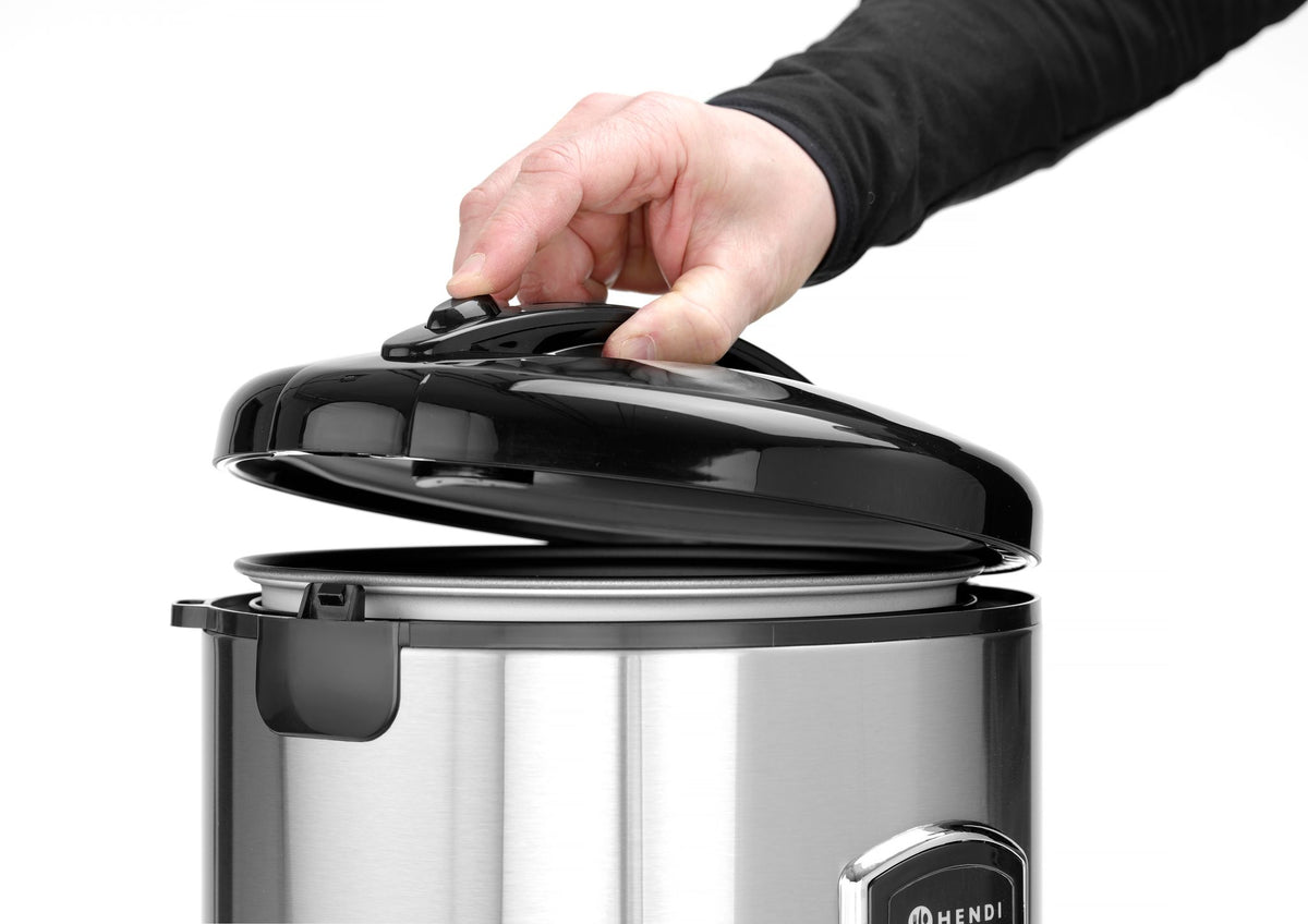 CUOCIRISO CON FUNZIONE VAPORE, HENDI, PROFI LINE, 1,8L, 230V/700W, Ø280X(H)285MM - 240410