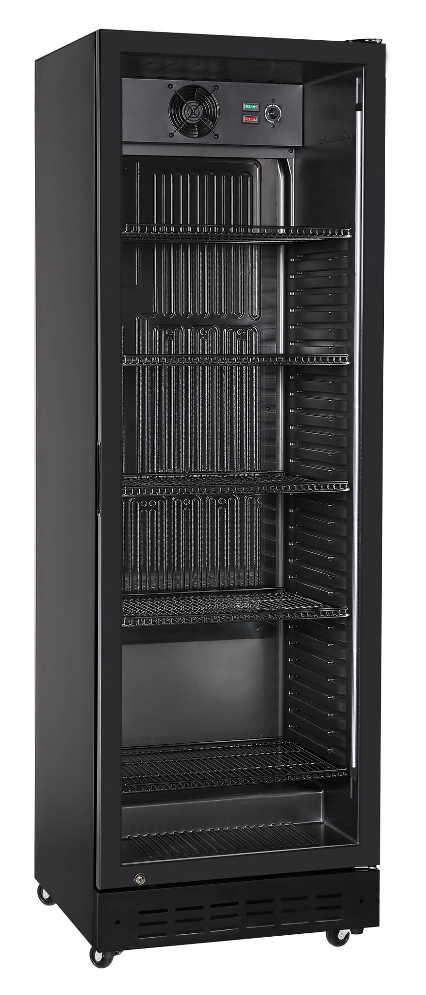 ARMADIO FRIGORIFERO ESPOSITIVO, PORTA IN VETRO, ARKTIC, 274L, NERO, 230V/195W, 600X590X(H)1828MM - 241011