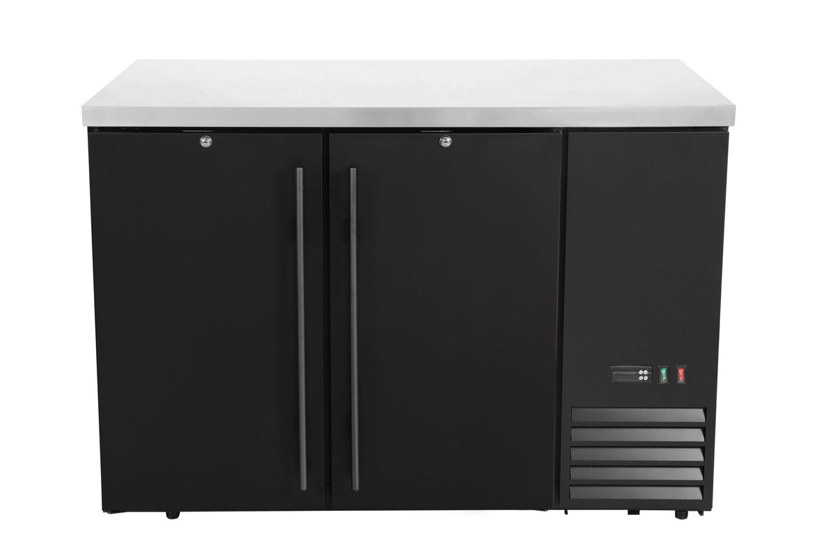 FRIGORIFERO DA BANCONE CON COMPRESSORE LATERALE, PORTE SOLIDE, ARKTIC, 4 RIPIANI, 283L, NERO, 230V/1 - 241387