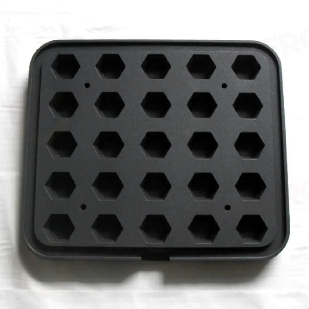 25 IMPRONTE ESAGONALI 46X40/31X27 H 25 MM - PIASTRA PER COOKMATIC 380X330 MM - PIASTRA14 - PAVONI ITALIA - PIASTRE