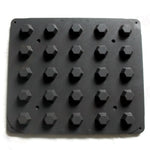 25 IMPRONTE ESAGONALI 46X40/31X27 H 25 MM - PIASTRA PER COOKMATIC 380X330 MM - PIASTRA14 - PAVONI ITALIA - PIASTRE