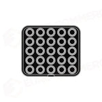 25 IMPRONTE TARTELLETTA Ø 55/35 H 16 MM - PIASTRA PER COOKMATIC 380X330 MM - PIASTRA00 - PAVONI ITALIA - PIASTRE