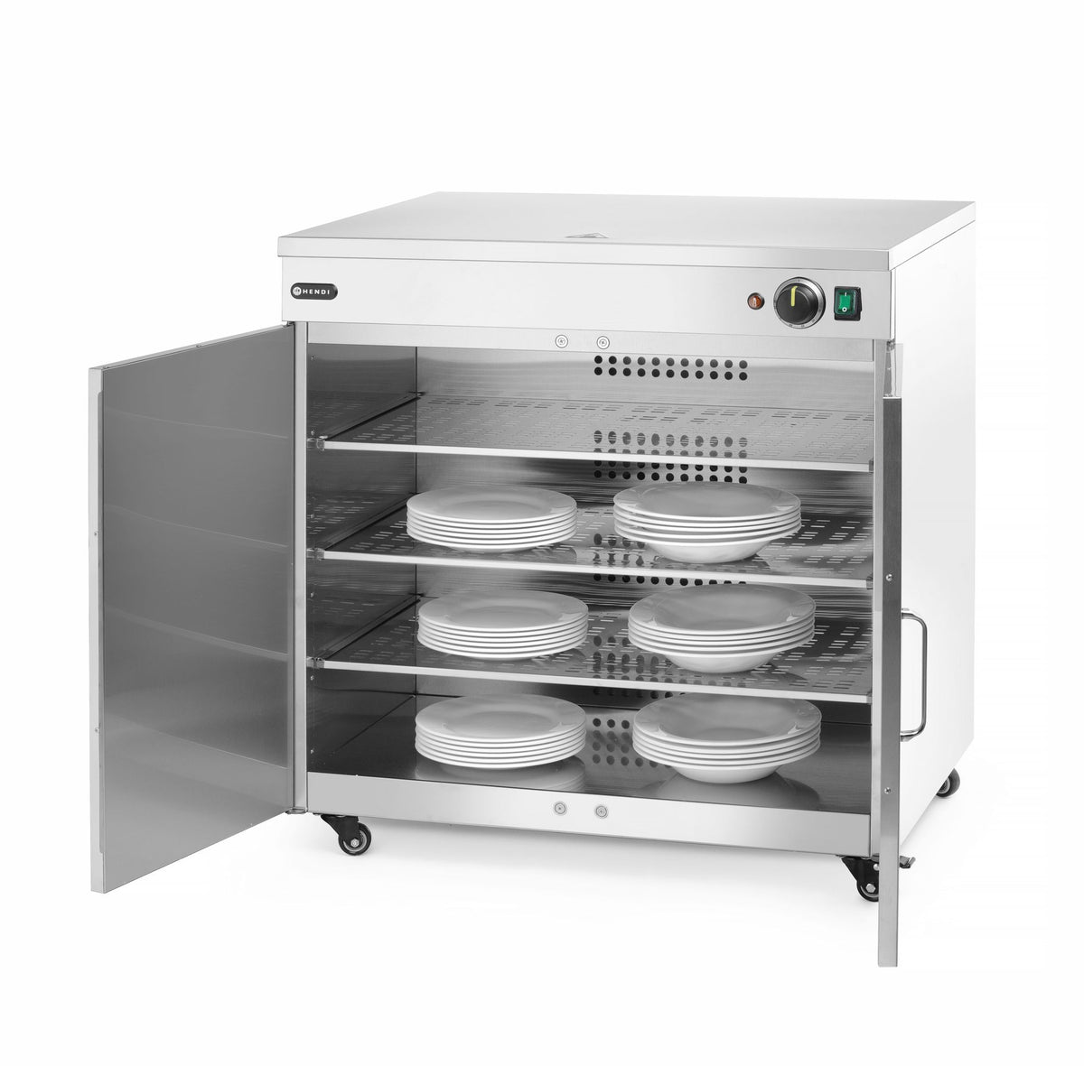 RISCALDATORE PIATTI DOPPIO, HENDI, 230V/800W, 735X589X(H)766MM - 250174