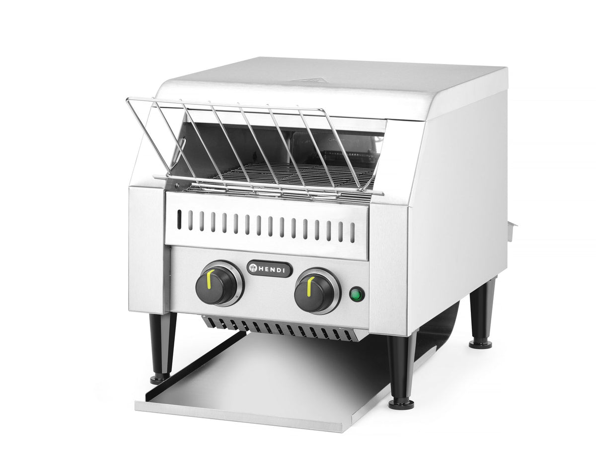 TOSTAPANE A NASTRO DOPPIO, HENDI, ARGENTO, 230V/2240W, 418X365X(H)390MM - 261309