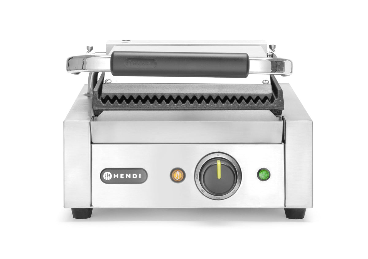 PIASTRA PANINI - VERSIONE SINGOLA, HENDI, SOPRA E SOTTO RIGATA, 230V/1800W, 310X375X(H)216MM - 263501