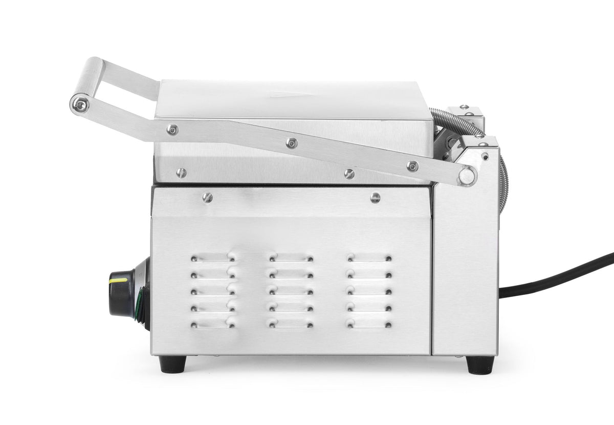 GRIGLIA A CONTATTO PER PANINI DA HOT DOG E TORTILLAS, HENDI, 230V/1800W, 385X285X(H)254MM - 263594