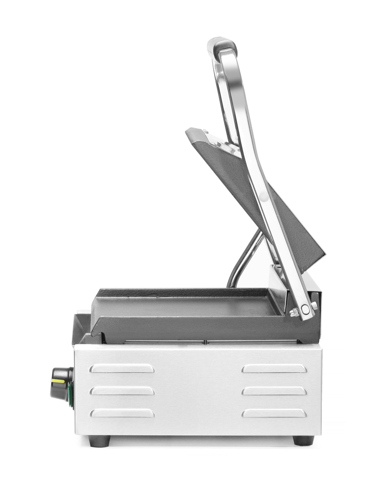 PIASTRA PANINI - VERSIONE SINGOLA, HENDI, SOPRA RIGATA E SOTTO LISCIA, 230V/1800W, 310X375X(H)216MM - 263600