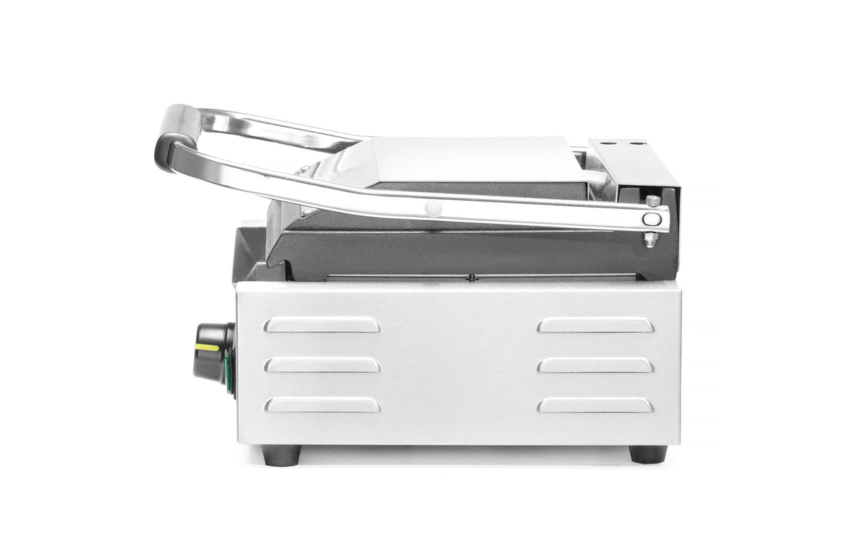 PIASTRA PANINI - VERSIONE SINGOLA, HENDI, SOPRA RIGATA E SOTTO LISCIA, 230V/1800W, 310X375X(H)216MM - 263600