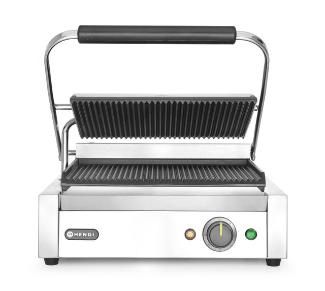 PIASTRA PANINI, HENDI, ARGENTO, 230V/2200W, 430X375X(H)216MM, RETTANGOLARE - 263549