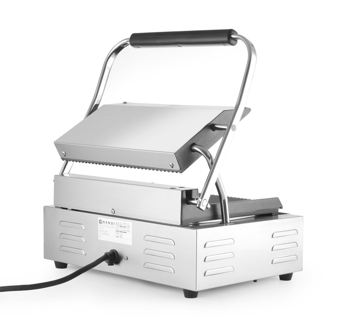 PIASTRA PANINI, HENDI, ARGENTO, 230V/2200W, 430X375X(H)216MM, RETTANGOLARE - 263549