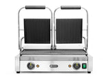 PIASTRA PANINI - VERSIONE DOPPIA, HENDI, SOPRA E SOTTO RIGATA, 230V/3600W, 570X395X(H)510MM - 263709