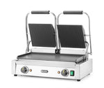 PIASTRA PANINI - VERSIONE DOPPIA, HENDI, SOPRA RIGATA E SOTTO LISCIA, 230V/3600W, 570X395X(H)510MM - 263808