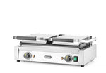 PIASTRA PANINI - VERSIONE DOPPIA, HENDI, SOPRA RIGATA E SOTTO LISCIA, 230V/3600W, 570X395X(H)510MM - 263808