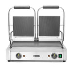 PIASTRA PANINI - VERSIONE DOPPIA, HENDI, SOPRA RIGATA E SOTTO LISCIA, 230V/3600W, 570X395X(H)510MM - 263808