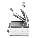 PIASTRA PANINI - VERSIONE DOPPIA, HENDI, SOPRA RIGATA E SOTTO LISCIA, 230V/3600W, 570X395X(H)510MM - 263808