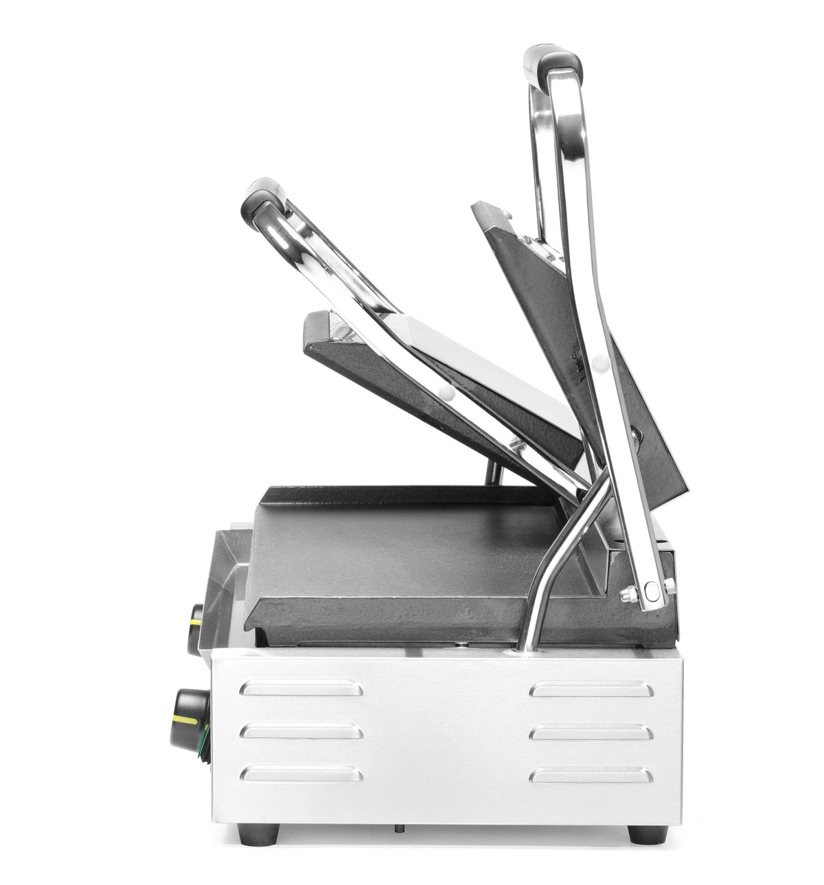 PIASTRA PANINI - VERSIONE DOPPIA, HENDI, SOPRA RIGATA E SOTTO LISCIA, 230V/3600W, 570X395X(H)510MM - 263808