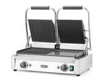 PIASTRA PANINI - VERSIONE DOPPIA, HENDI, SINISTRA GRIGLIATA - DESTRA LUCIDA, 230V/3600W, 575X430X(H) - 263907