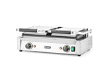 PIASTRA PANINI - VERSIONE DOPPIA, HENDI, SINISTRA GRIGLIATA - DESTRA LUCIDA, 230V/3600W, 575X430X(H) - 263907