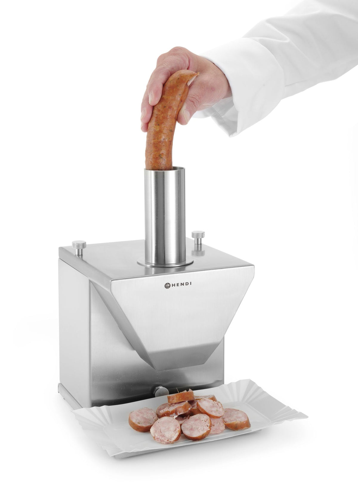 AFFETTATRICE ELETTRICA PER SALSICCE, HENDI, 230V/135W, 255X187X(H)330MM - 265109