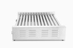 GRIGLIA PER WURSTEL XL - 2 ZONE, HENDI, 14 RULLI, ARGENTO, 230V/2000W, 732X590X(H)168MM, RETTANGOLAR - 268674