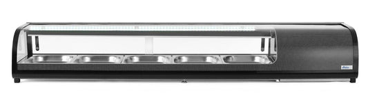 VETRINA REFRIGERATA SUSHI, ARKTIC, NERO, 220-240V/190W, 1800X420X(H)265MM