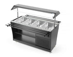 BUFFET DI INSALATE, ARKTIC, GN 1/1, BIANCO, 230V/170W, 1490X765X(H)1370MM - 274187