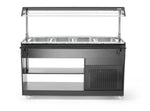 BUFFET DI INSALATE, ARKTIC, GN 1/1, BIANCO, 230V/170W, 1490X765X(H)1370MM - 274187