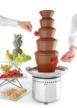 FONTANA DI CIOCCOLATA A 5 LIVELLI, HENDI, 230V/265W, Ø332X(H)709MM - 274156