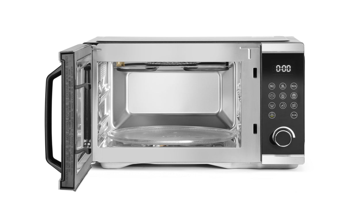 FORNO A MICROONDE PER FRIGGERE AD ARIA, HENDI, 26,4L, NERO, 230-240V/1500W, 523X451X(H)300MM - 281291