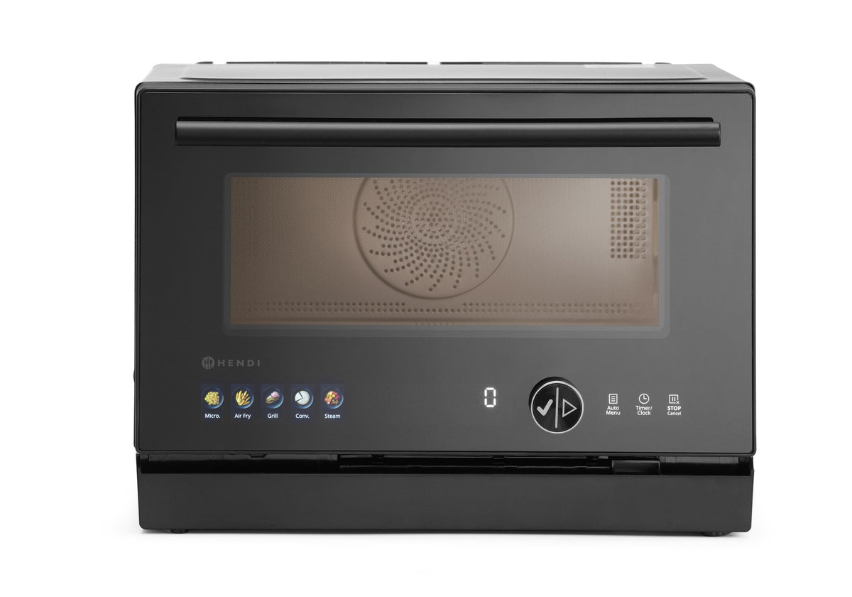 MICROONDE, MULTI-FUNZIONE 4-IN-1, HENDI, NERO, 230V/1550W, 462X492X(H)338MM - 281383