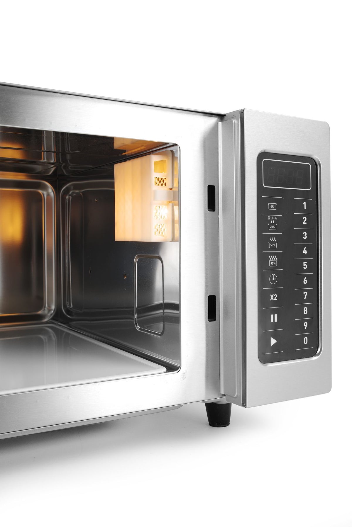 MICROONDE PROGRAMMABILE 1000W, HENDI, 23L, 230V/1550W, 509X572X(H)306MM - 281444