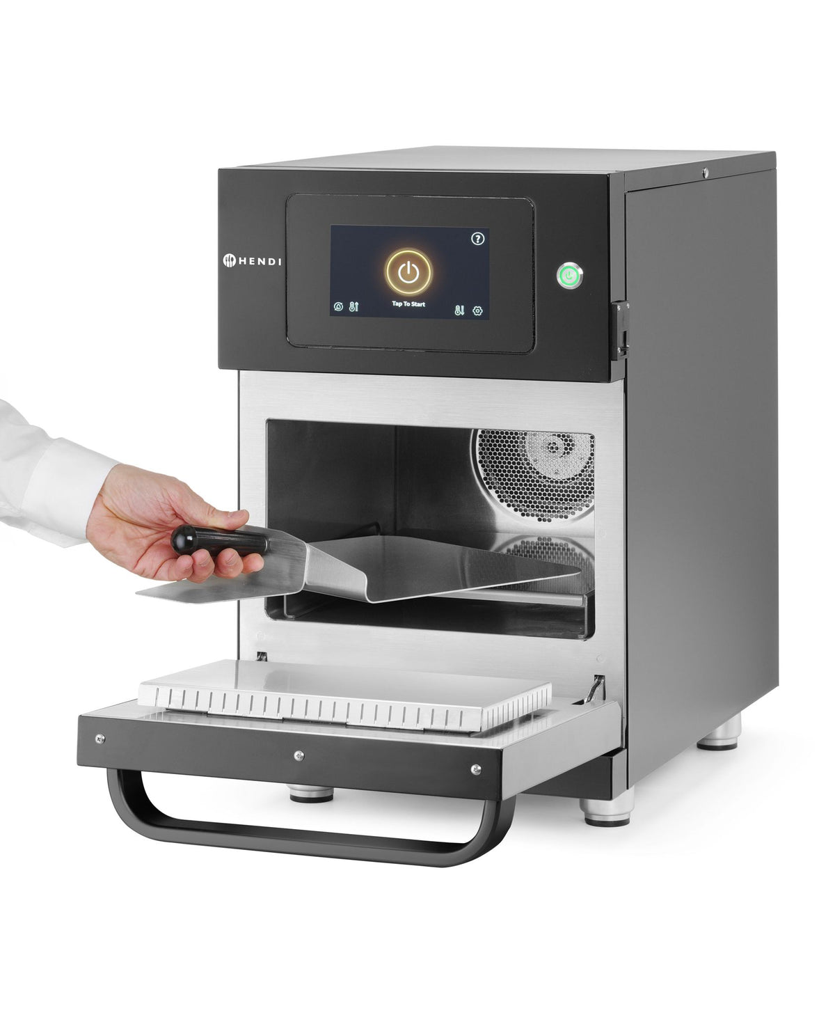 FORNO AD ALTA VELOCITÀ COMBITURBO, HENDI, NERO, 230V/3500W, 380X663X(H)619MM - 281512