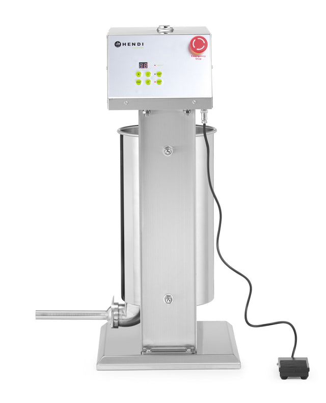 MACCHINA PER RIEMPIRE SALSICCE, ELETTRICA, HENDI, 15L, 230V/60W, 450X350X(H)750MM - 282083