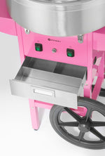 MACCHINA PER ZUCCHERO FILATO, HENDI, ROSA PASTELLO, 220-240V/1130W, 948X520X(H)914MM - 282809