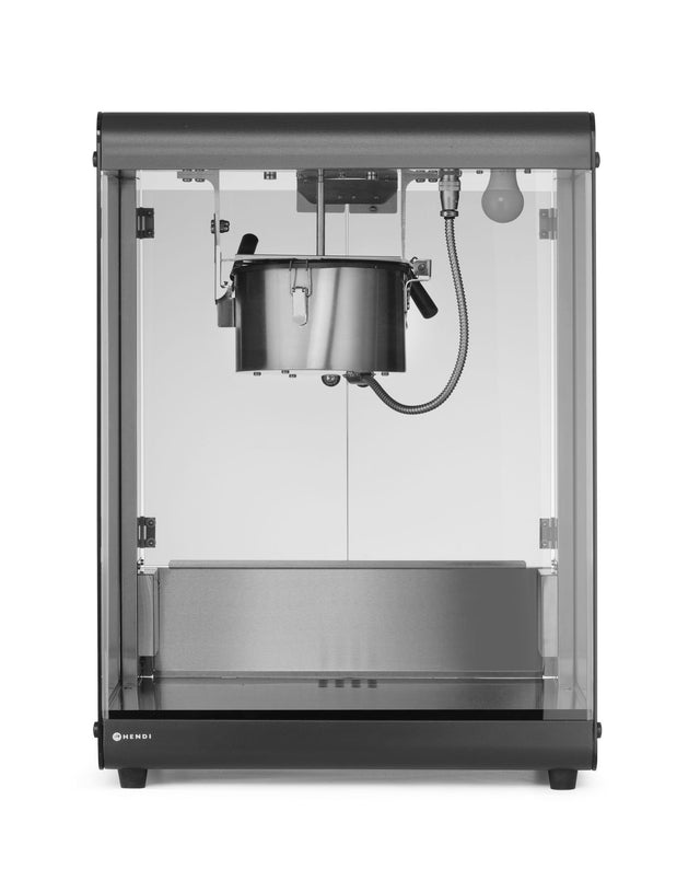 MACCHINA PER POPCORN, HENDI, 80L, NERO, 220-240V/1155W, 560X445X(H)775MM - 282823