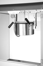 MACCHINA PER POPCORN, HENDI, 80L, NERO, 220-240V/1155W, 560X445X(H)775MM - 282823