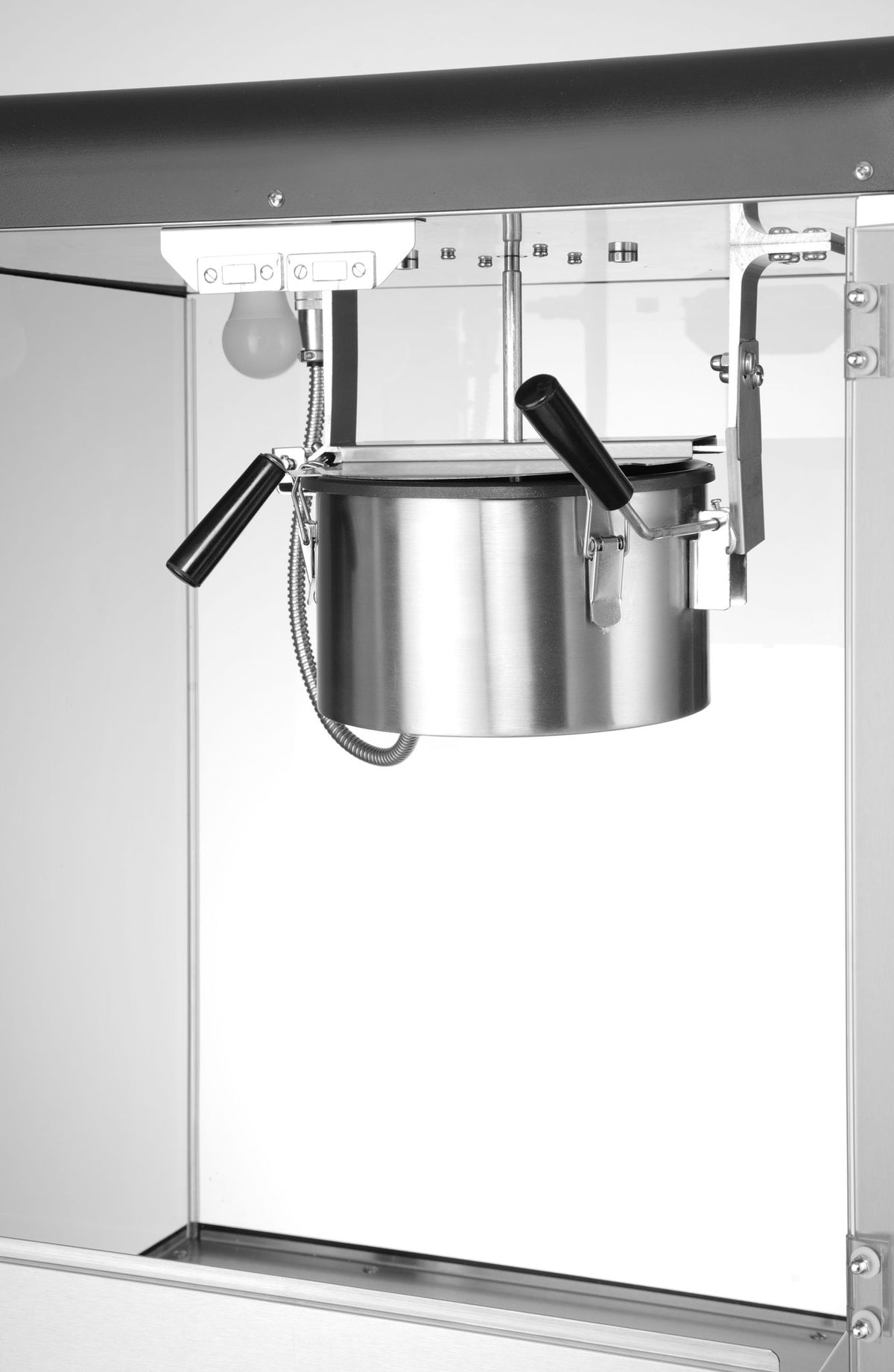 MACCHINA PER POPCORN, HENDI, 80L, NERO, 220-240V/1155W, 560X445X(H)775MM - 282823