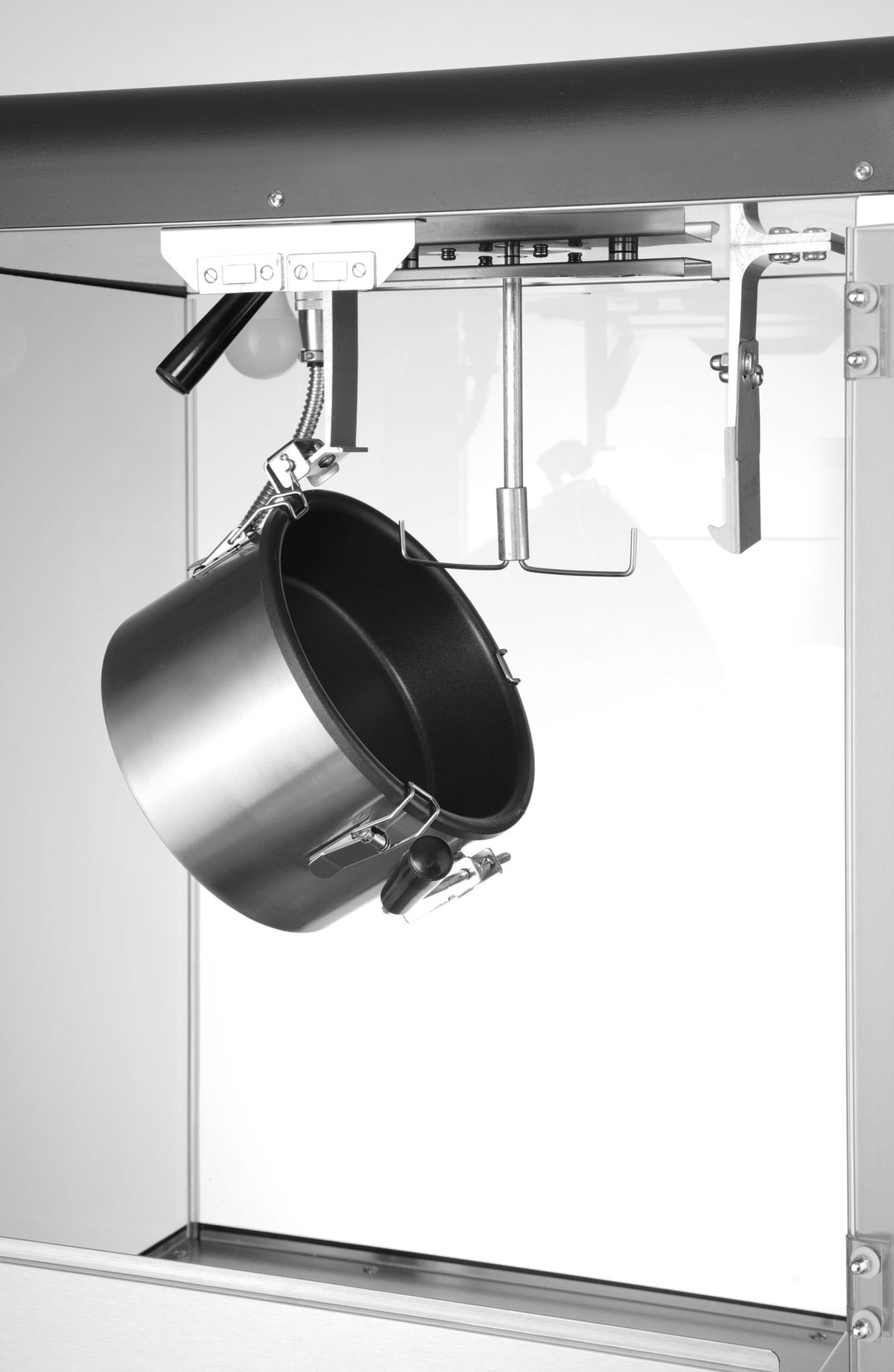 MACCHINA PER POPCORN, HENDI, 80L, NERO, 220-240V/1155W, 560X445X(H)775MM - 282823