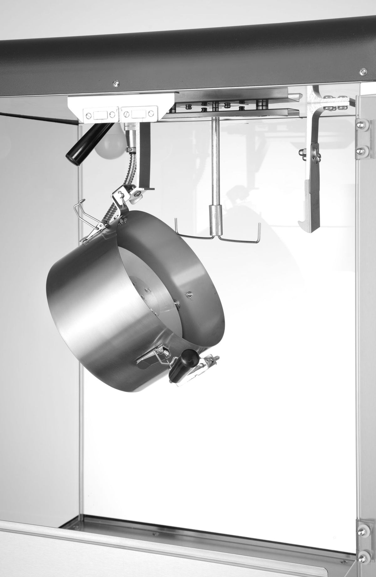 MACCHINA PER POPCORN, HENDI, 80L, NERO, 220-240V/1155W, 560X445X(H)775MM - 282823