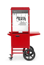 MACCHINA PER POPCORN CON CARRELLO, HENDI, ROSSO, 220-240V/1155W, 940X510X(H)1553MM - 282830