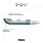 3-PLY CASSERUOLA BASSA 28X9 CM - 110028 - PIAZZA
