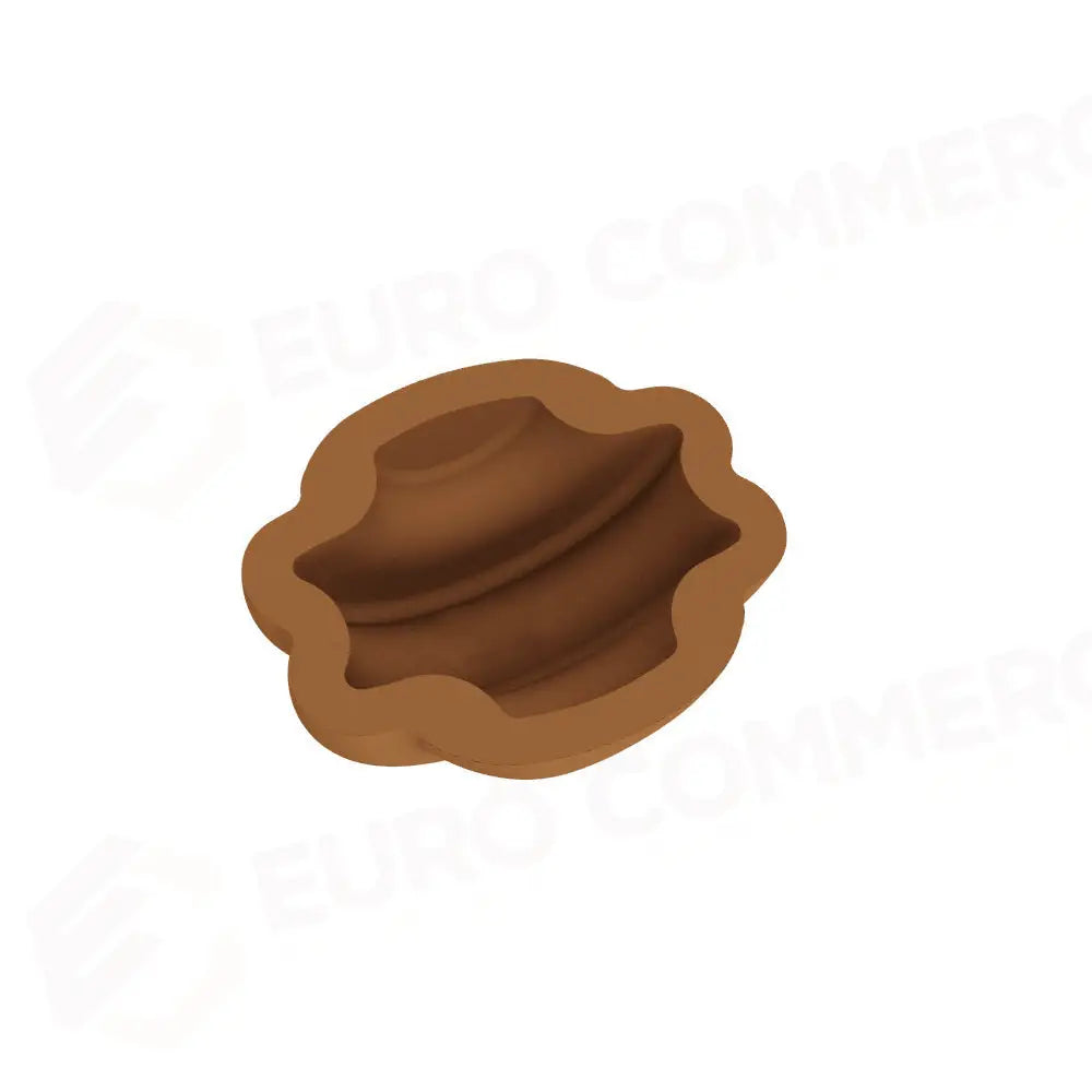 30 IMPRONTE NOCE LISCE 40X34 H 18 MM - PIASTRA PER COOKMATIC 380X330 MM - PIASTRA-N - PAVONI ITALIA - PIASTRE E STAMPI